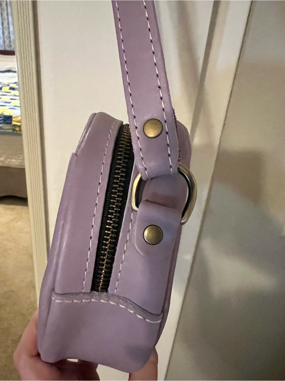 Lilac Round Crossbody Bag - Women - Picture 5 of 7